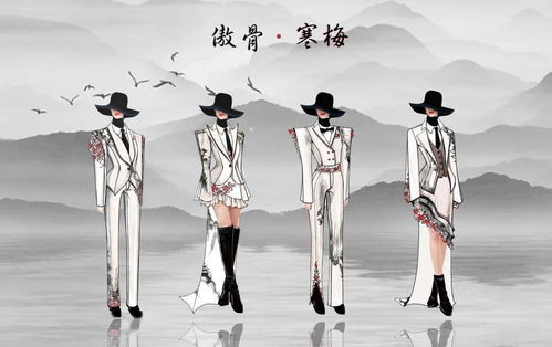 官方认证 2021 Lily商务时装 东华杯 第十四届中国大学生服装立体裁剪设计大赛 入围名单 效果图